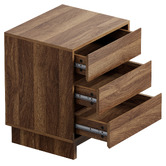 Living Fusion Giselle 3 Drawer Bedside Table