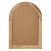 Living Fusion Elisa Arched Paulownia Wood Wall Mirror