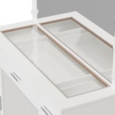 Living Fusion 2 Piece Lyrrah LED Dressing Table &amp; Stool Set