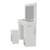 Living Fusion 2 Piece Vivienne LED Dressing Table &amp; Stool Set