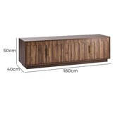 Living Fusion 180cm Della 4 Door TV Unit