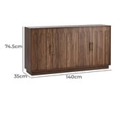 Living Fusion Della 4 Door Sideboard