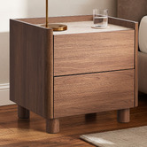 Living Fusion Tazz 2 Drawer Bedside Table