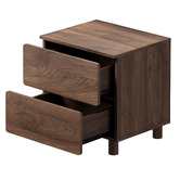 Living Fusion Elton 2 Drawer Bedside Table
