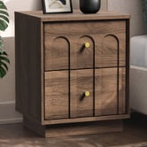 Living Fusion Baxley 2 Drawer Bedside Table