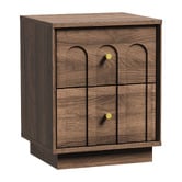 Living Fusion Baxley 2 Drawer Bedside Table