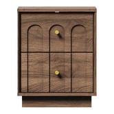 Living Fusion Baxley 2 Drawer Bedside Table