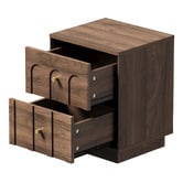Living Fusion Baxley 2 Drawer Bedside Table