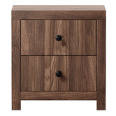 Living Fusion Bernis 2 Drawer Bedside Table
