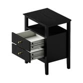 Living Fusion Hilda 2 Drawer Bedside Table