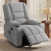 Living Fusion Linzie Heated Massage Recliner &amp; Rocking Chair