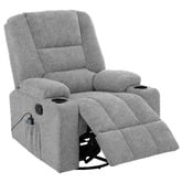 Living Fusion Linzie Heated Massage Recliner &amp; Rocking Chair