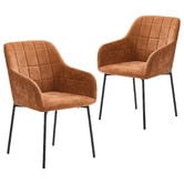 Living Fusion Erica Chenille Dining Chairs