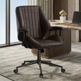 Living Fusion Richter Faux Leather Home Office Chair