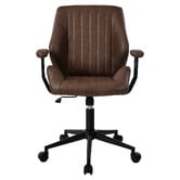 Living Fusion Richter Faux Leather Home Office Chair