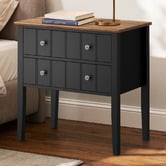 Living Fusion Valombre 2 Drawer Bedside Table