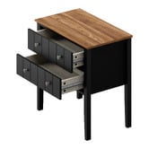 Living Fusion Valombre 2 Drawer Bedside Table