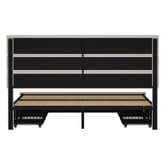 Living Fusion Warren Upholstered Bed Frame with Underbed Drawers