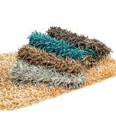 La Grace Home Shag Hand-Crafted Cotton-Blend Bath Mat