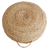 La Grace Home Hand-Braided Jute Floor Cushion