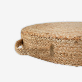 La Grace Home Hand-Braided Jute Floor Cushion
