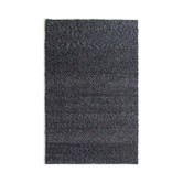 La Grace Home Charcoal Wool-Blend Rug