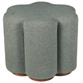 La Grace Home Dennis Cotton Ottoman
