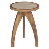 La Grace Home Trix Mango Wood Side Table