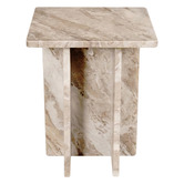 La Grace Home Cleo Torrento Marble Side Table