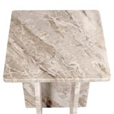 La Grace Home Cleo Torrento Marble Side Table