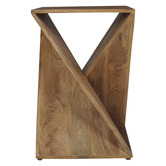 La Grace Home Zee Mango Wood Side Table