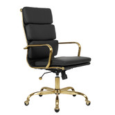 Furb Eames Replica High Back Faux Leather Executive Office Chair