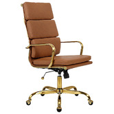 Braxton Home Eames Replica High Back Faux Leather Executive Office Chair