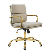 Braxton Home Eames Replica Mid Back Upholstered Executive Office Chair