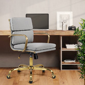 Braxton Home Eames Replica Mid Back Upholstered Executive Office Chair
