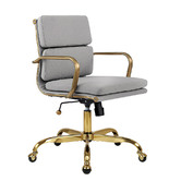 Braxton Home Eames Replica Mid Back Upholstered Executive Office Chair