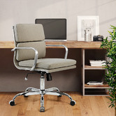 Braxton Home Eames Replica Mid Back Upholstered Executive Office Chair