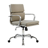Braxton Home Eames Replica Mid Back Upholstered Executive Office Chair
