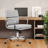 Braxton Home Eames Replica Mid Back Upholstered Executive Office Chair