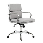 Braxton Home Eames Replica Mid Back Upholstered Executive Office Chair