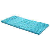 Braxton Home Leigh 5cm 7 Zone Memory Foam Mattress Topper