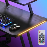 Braxton Home 130cm Astrex L-Shape LED Gaming Desk