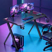 Braxton Home Synthara LED Gaming Desk