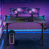 Braxton Home Synthara LED Gaming Desk