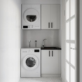 Braxton Home Raya Chrome Laundry Package