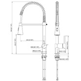 Braxton Home Nour Spring Kitchen Sink Mixer