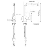 Braxton Home Galen Pull-Out Kitchen Sink Mixer