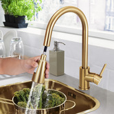 Braxton Home Leland Pull-Out Kitchen Sink Mixer