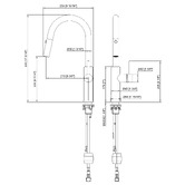 Braxton Home Bowen Pull-Out Kitchen Sink Mixer