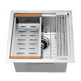 Braxton Home Navagio 450mm Single Single Stainless Steel Kitchen Sink &amp; Accessories Package